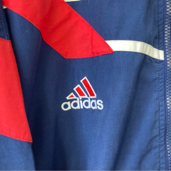 Vintage Adidas Y2K Navy Red Track Jacket - Picture 5 of 12
